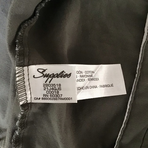 NEW Car Coat Jacket XL Fatigue Green Stretch Elastic Sleeves Supplies Union Bay - Picture 14 of 16